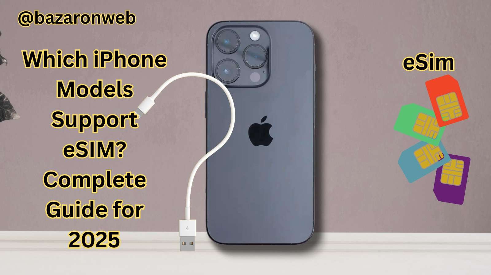 Which iPhone Models Support eSIM? Complete Guide for 2025