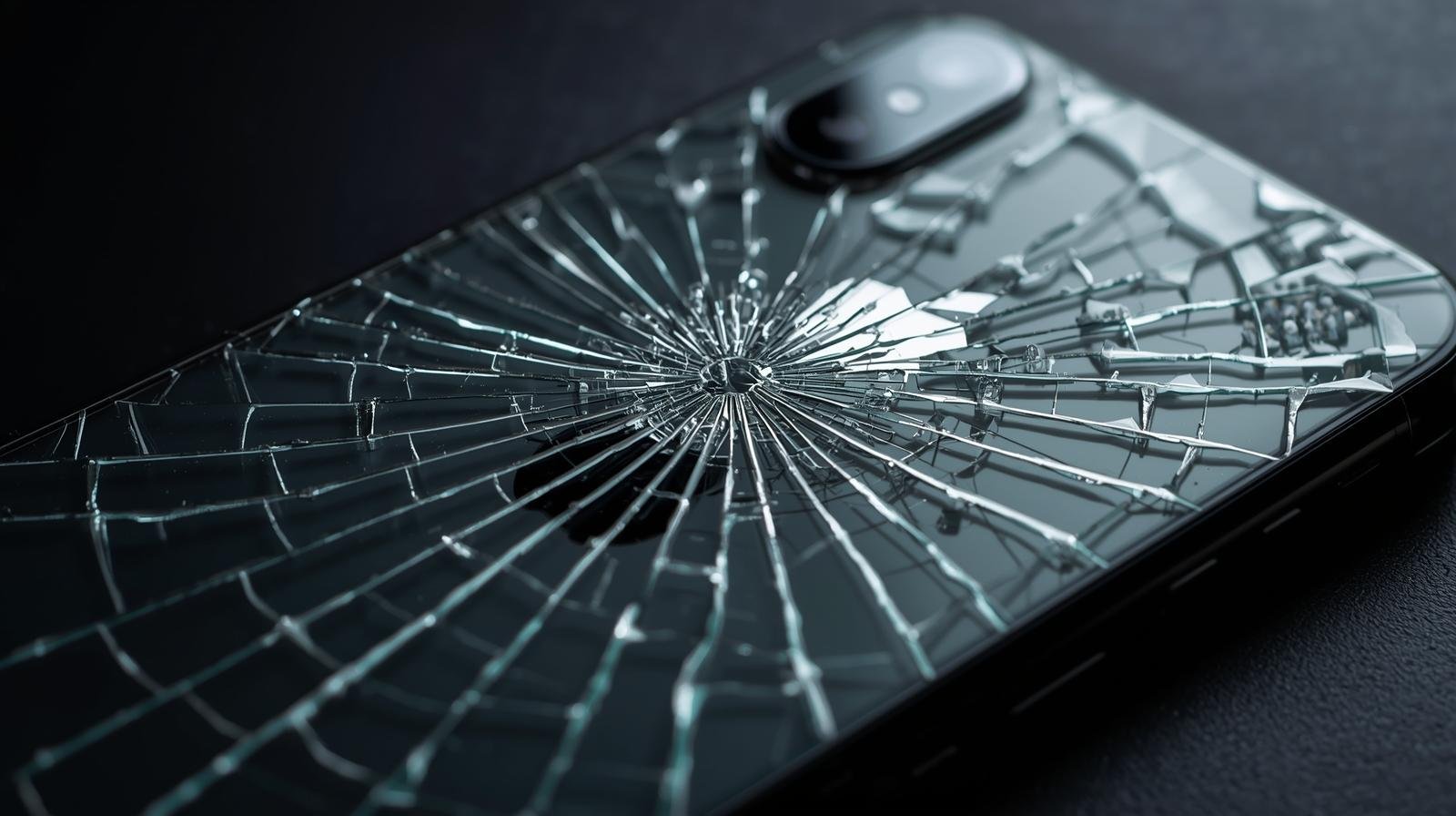 iphone back glass broken