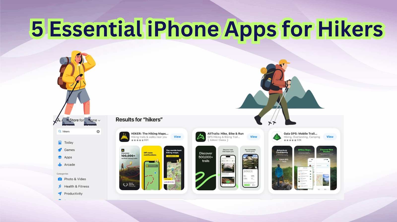 5 Essential iPhone Apps for Hikers