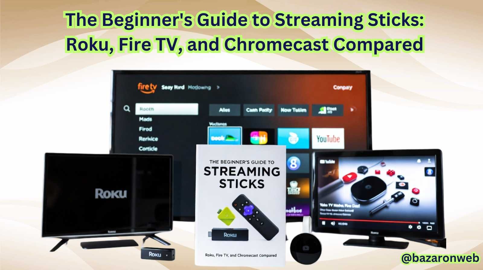 The Beginners Guide to Streaming Sticks Roku, Fire TV, and Chromecast Compared