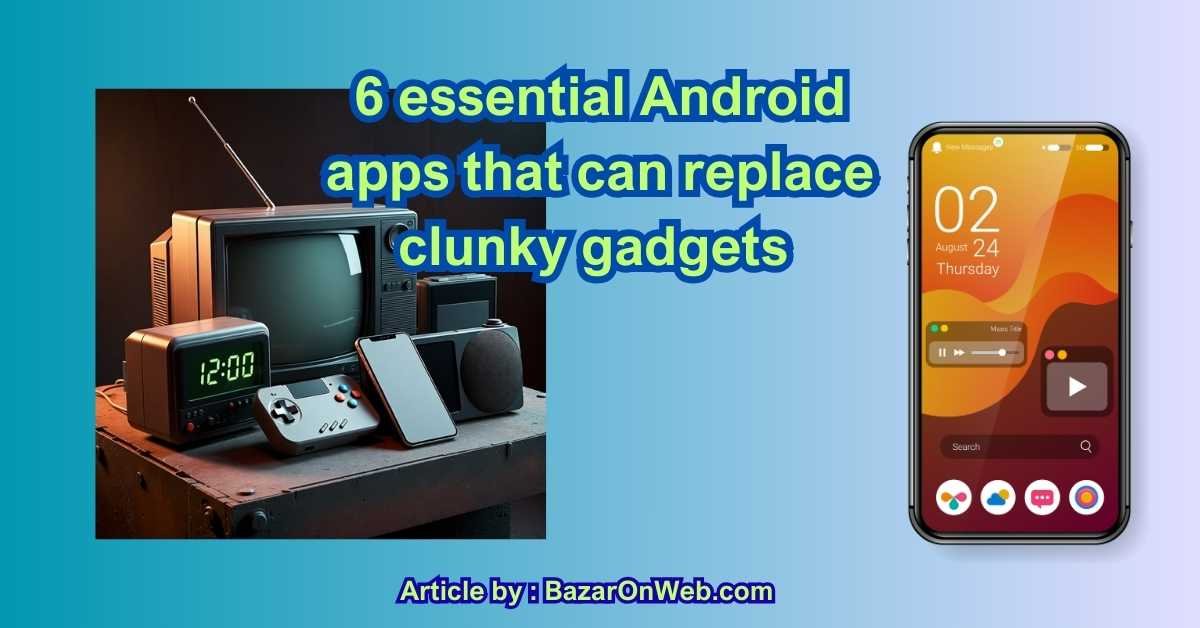 6 essential Android apps that can replace clunky gadgets