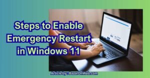 Steps to Enable Emergency Restart in Windows 11