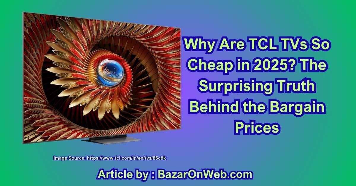 Why Are TCL TVs So Cheap in 2025 The Surprising Truth Behind the Bargain Prices