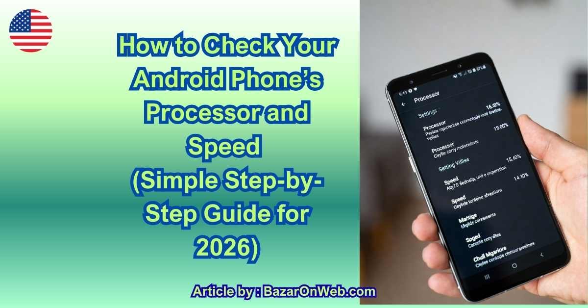 How to Check Your Android Phone’s Processor and Speed (Simple Step-by-Step Guide for 2026)