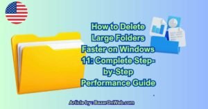 How to Delete Large Folders Faster on Windows 11 Complete Step-by-Step Performance Guide