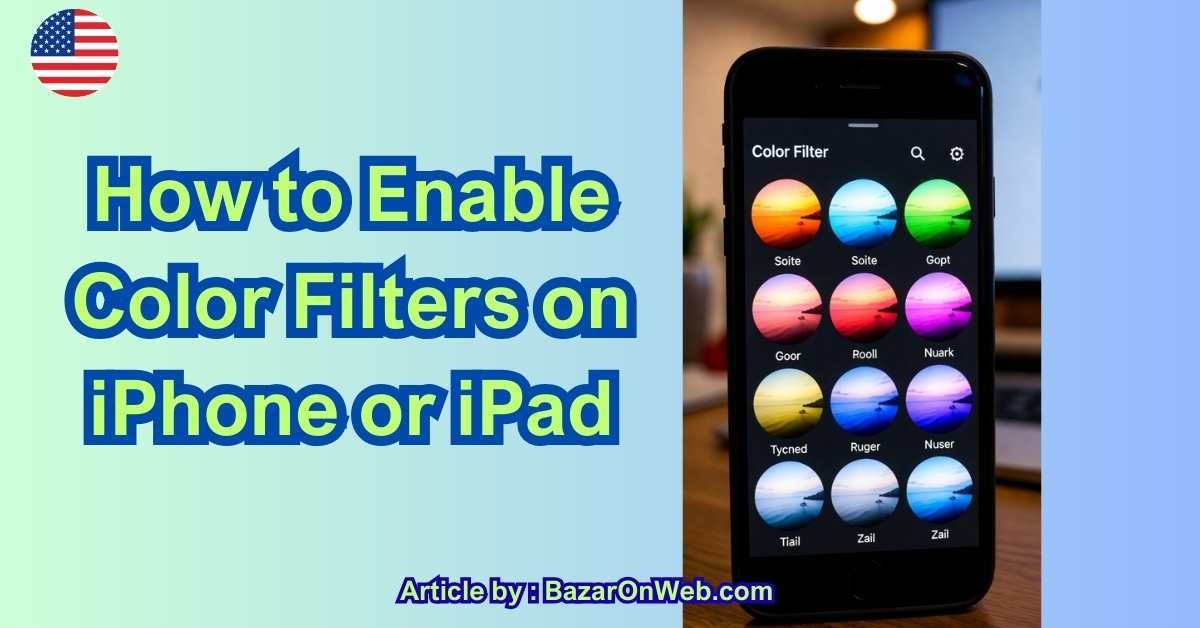 How to Enable Color Filters on iPhone or iPad (1)