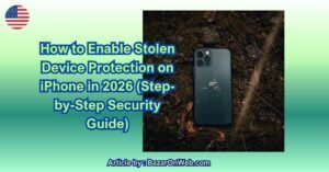 How to Enable Stolen Device Protection on iPhone in 2026 (Step-by-Step Security Guide)
