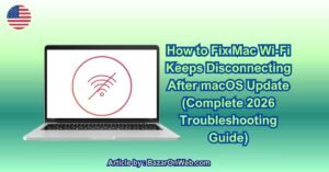 How to Fix Mac Wi-Fi Keeps Disconnecting After macOS Update (Complete 2026 Troubleshooting Guide)
