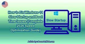 How to Fix Windows 11 Slow Startup and Boot Time Issues (Complete 2026 Speed Optimization Guide)