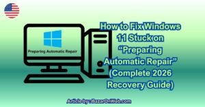 How to Fix Windows 11 Stuck on “Preparing Automatic Repair” (Complete 2026 Recovery Guide)