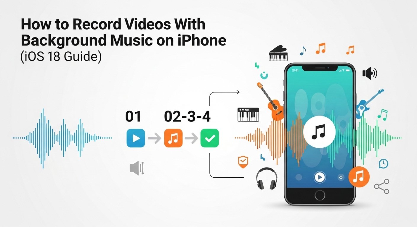 How to Record Videos With Background Music on iPhone (iOS 18 Guide)
