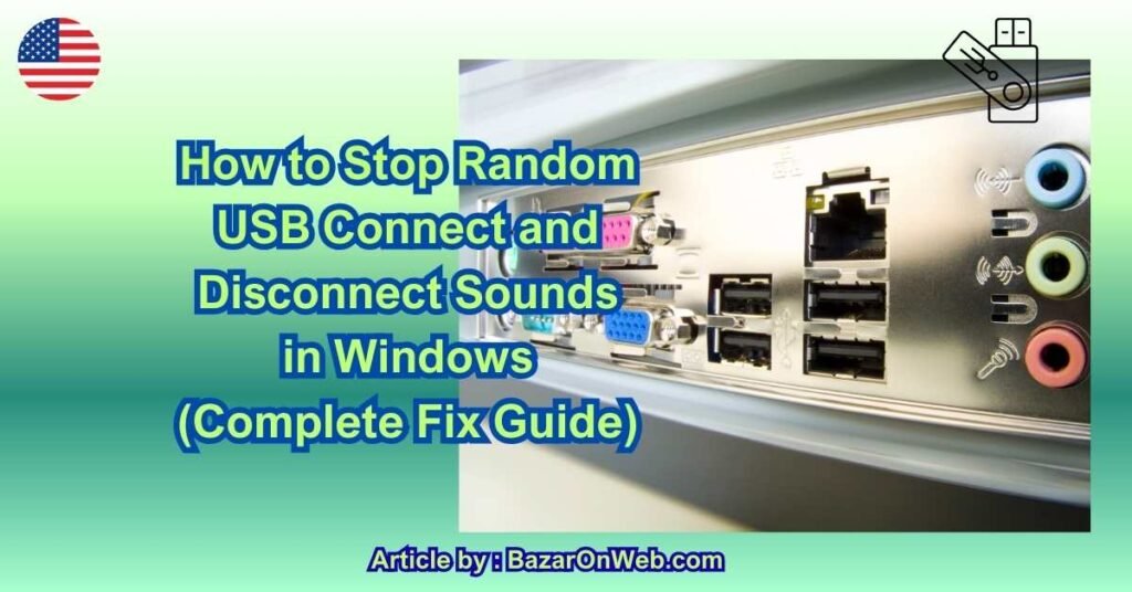 Usb Disconnection Image How to Stop Random USB Connect and Disconnect Sounds in Windows ...