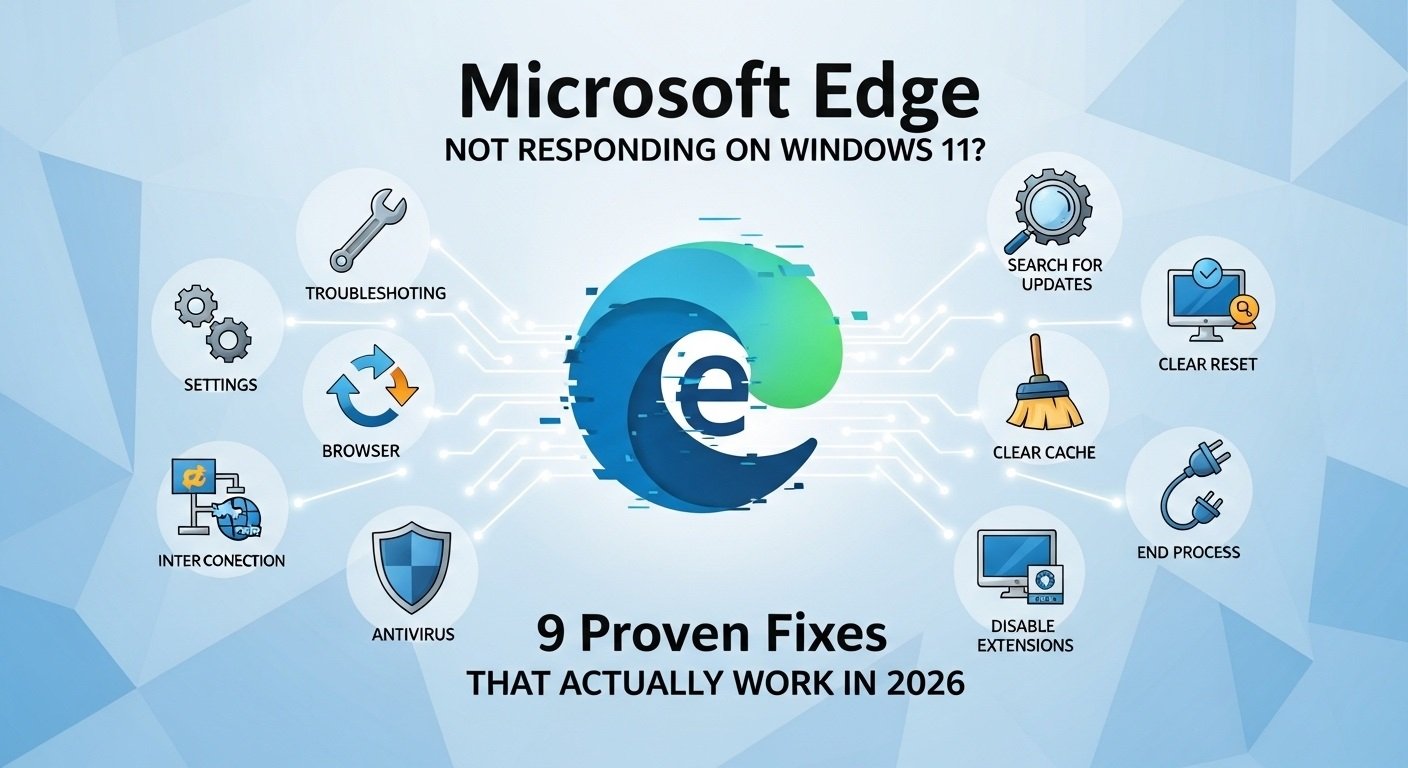 Microsoft Edge Not Responding on Windows 11 9 Proven Fixes That Actually Work in 2026