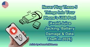 Never Plug These 5 Things Into Your Phone’s USB Port (Avoid Juice Jacking, Battery Damage & Data Theft in 2026)