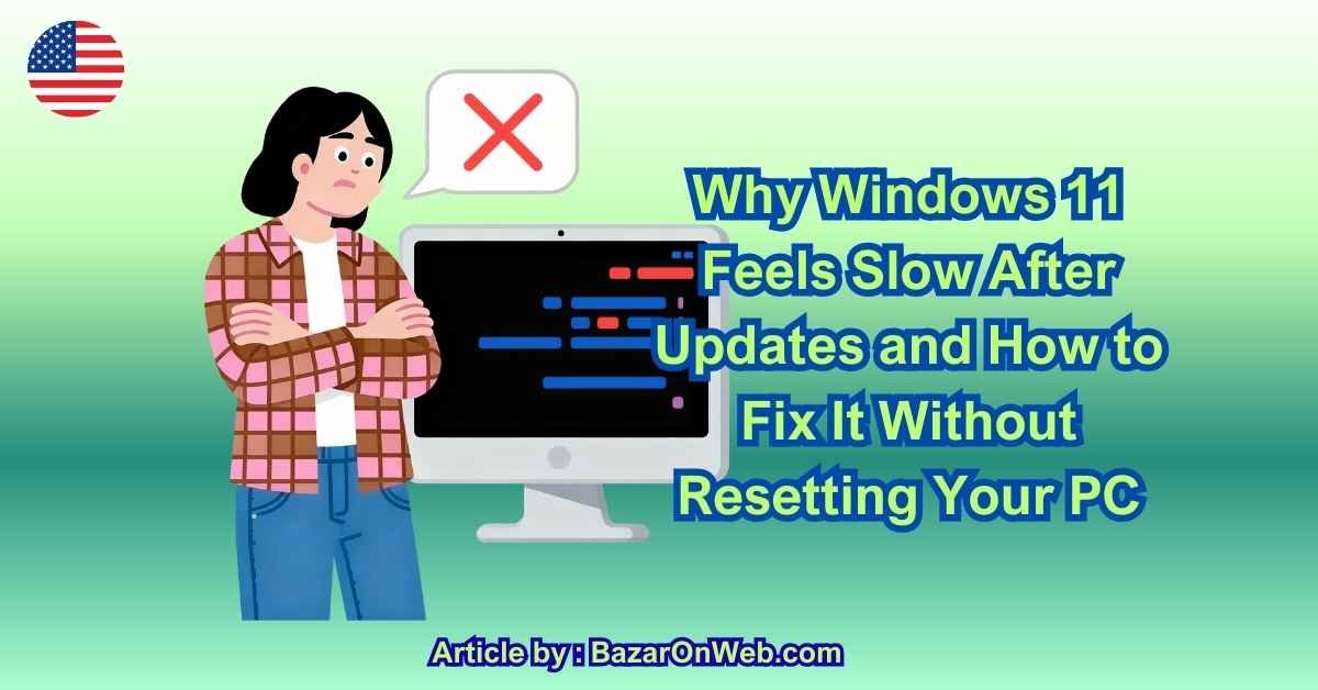 Why Windows 11 Feels Slow After Updates and How to Fix It Without Resetting Your PC