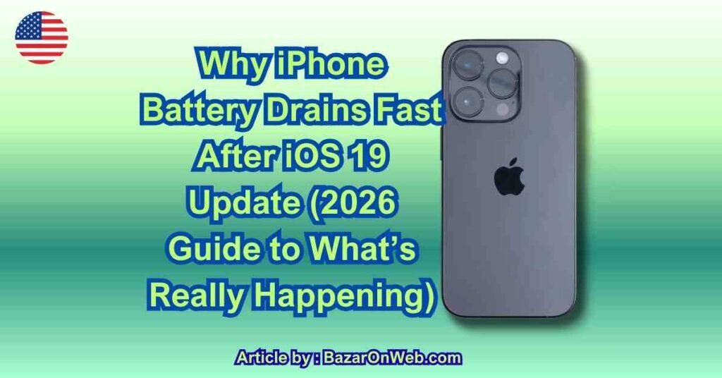 Why iPhone Battery Drains Fast After iOS 19 Update (2026 Guide to What ...