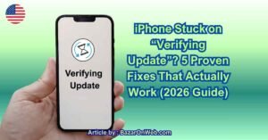 iPhone Stuck on “Verifying Update” 5 Proven Fixes That Actually Work (2026 Guide)