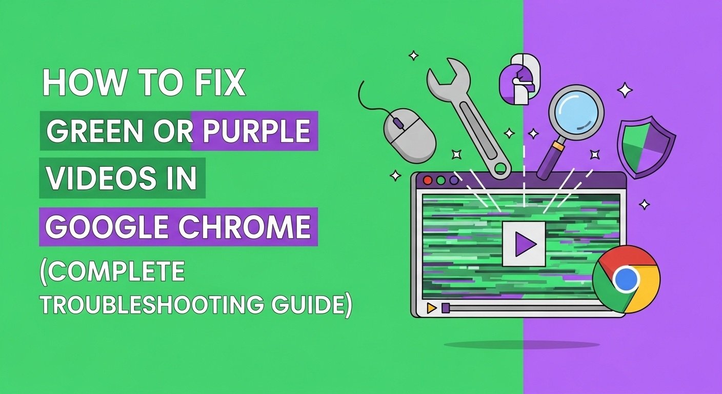 How to Fix Green or Purple Videos in Google Chrome (Complete Troubleshooting Guide)
