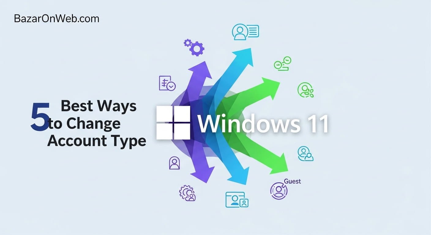 5 Best Ways to Change Account Type on Windows 11