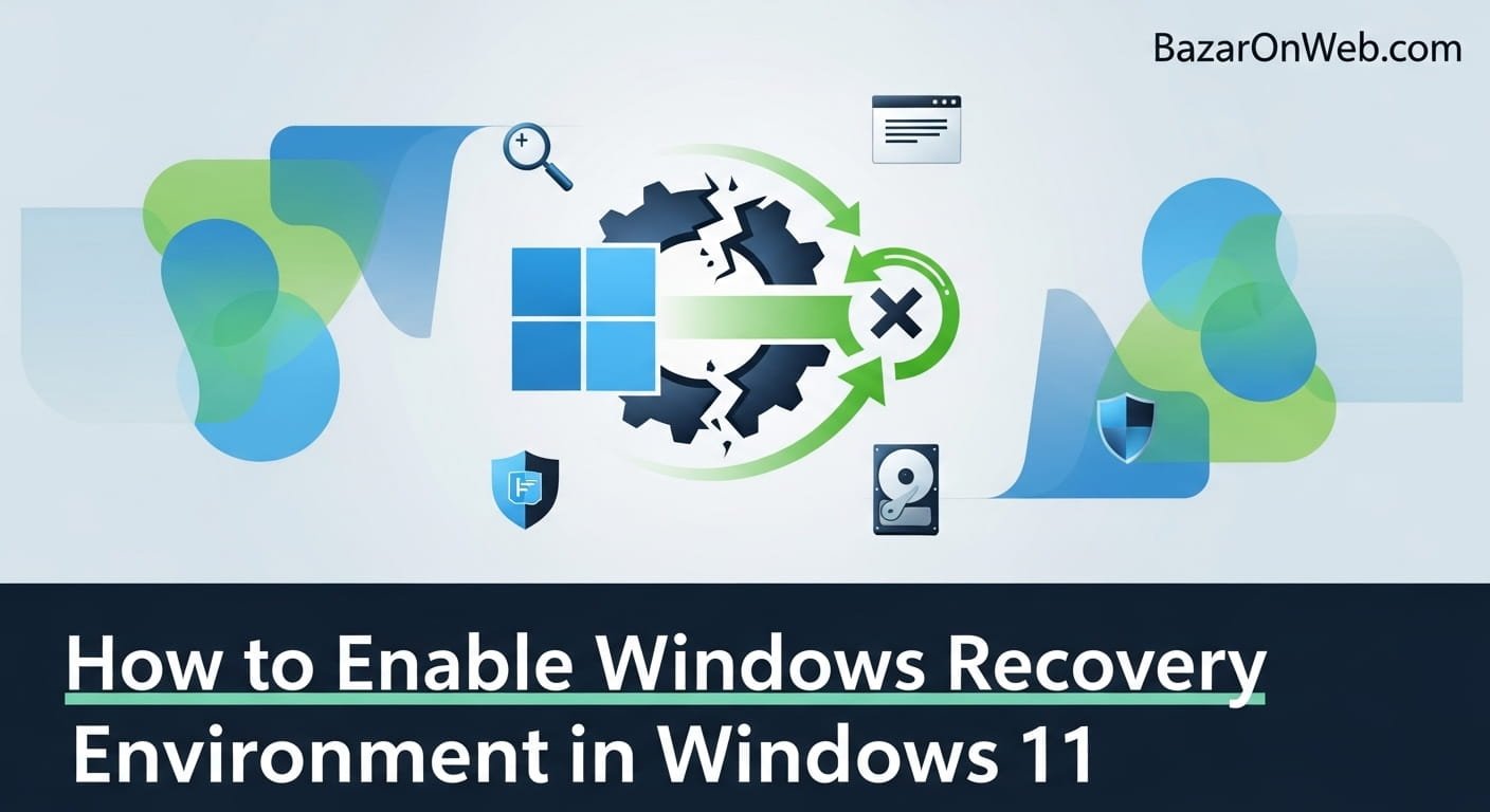 How to Enable Windows Recovery Environment in Windows 11