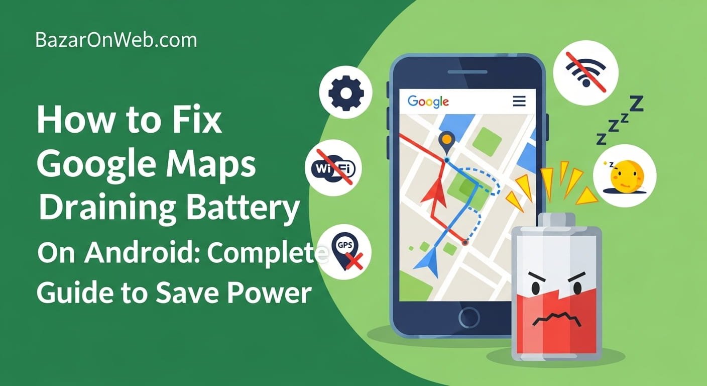 How to Fix Google Maps Draining Battery on Android Complete Guide to Save Power