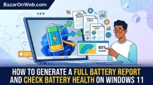 How to Generate a Full Battery Report and Check Battery Health on Windows 11