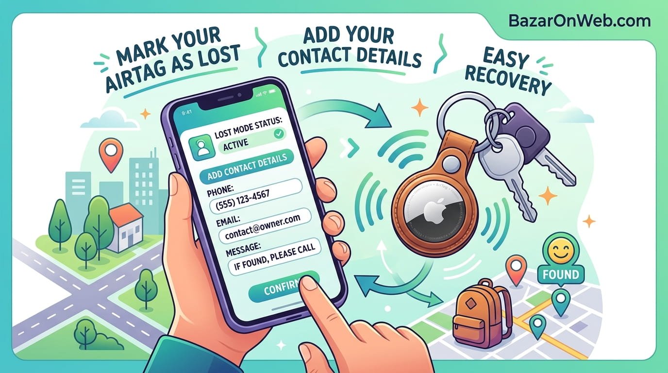 How to Mark Your AirTag as Lost and Add Contact Details for Easy Recovery