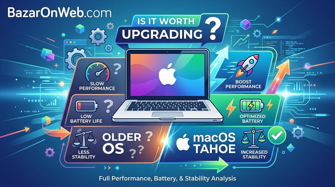 Is It Worth Upgrading to macOS Tahoe on an Older MacBook Full Performance, Battery, and Stability Analysis
