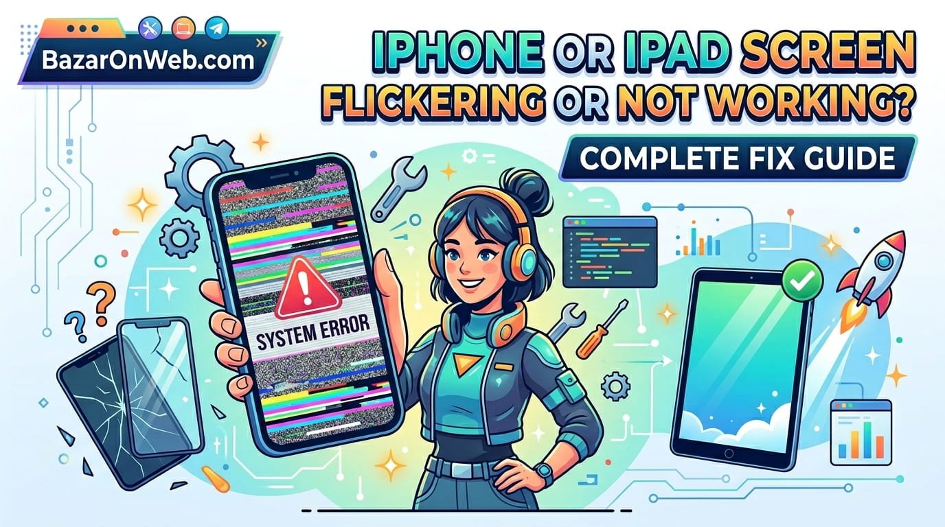 iPhone or iPad Screen Flickering or Not Working Complete Fix Guide