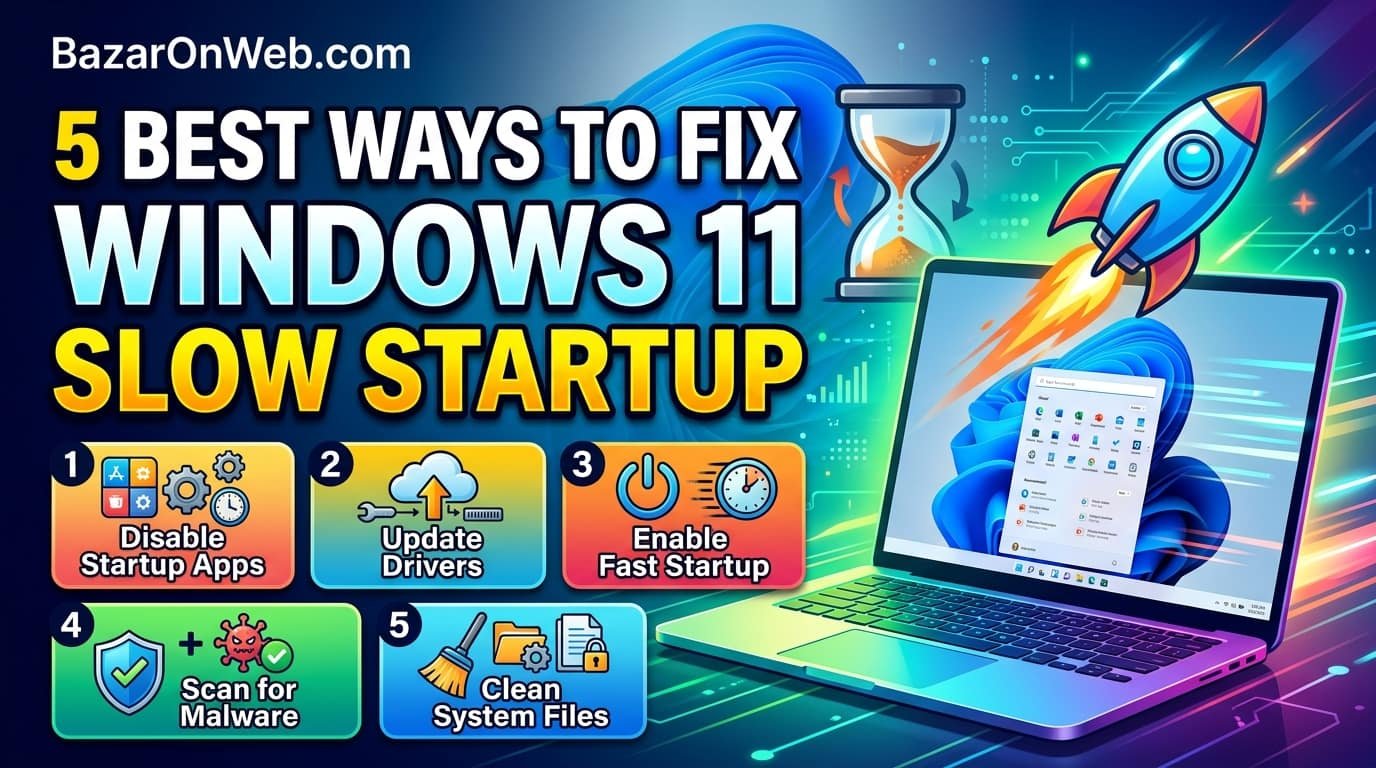 5 Best Ways to Fix Windows 11 Slow Startup