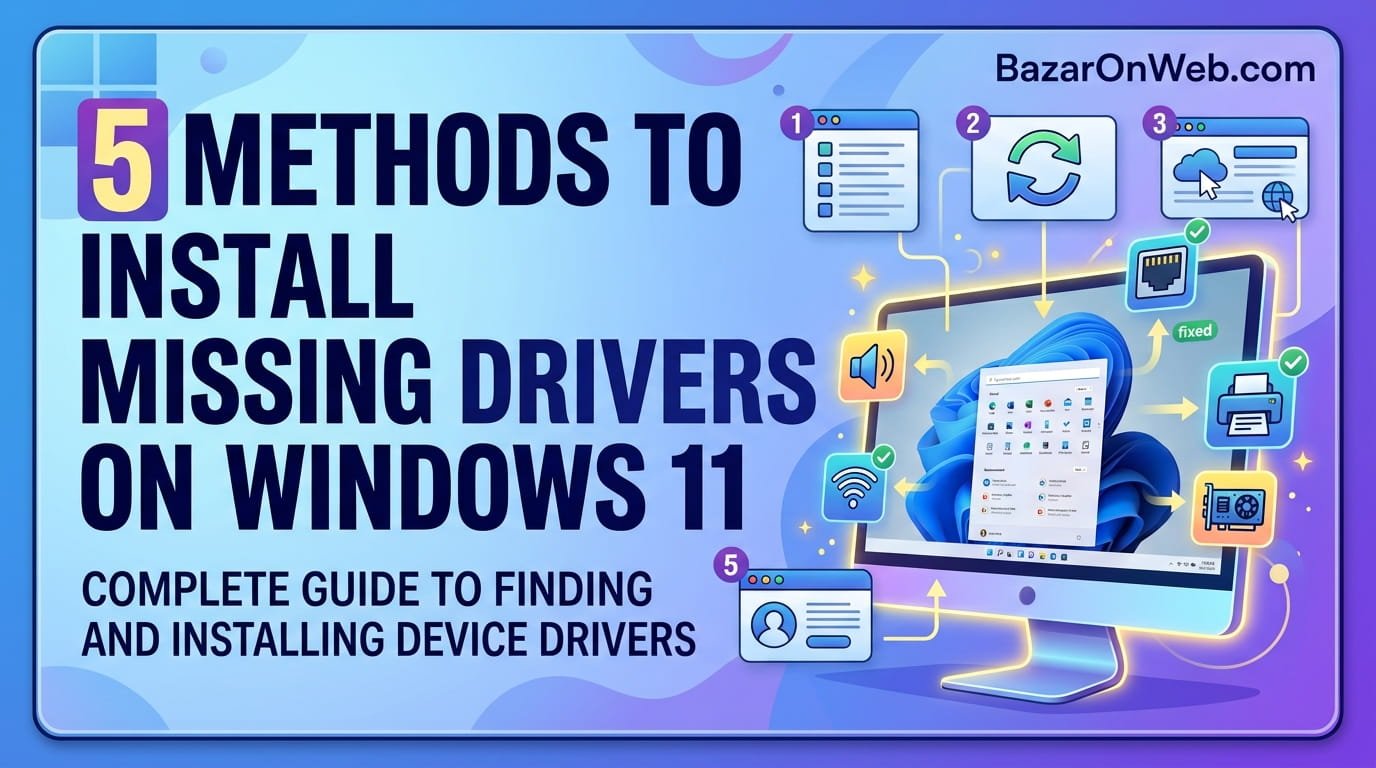 5 Methods to Install Missing Drivers on Windows 11