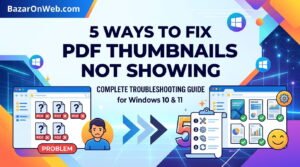 5 Ways to Fix PDF Thumbnails Not Showing on Windows Complete Troubleshooting Guide