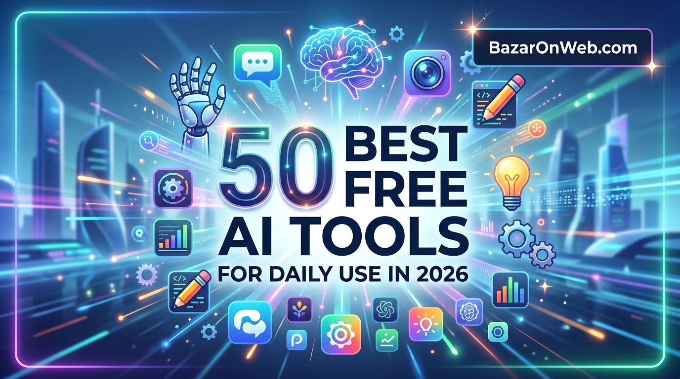 50 Best Free AI Tools You Can Use Daily in 2026