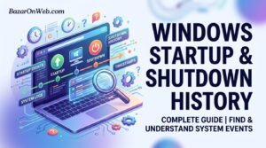 Checking Startup and Shutdown History in Windows