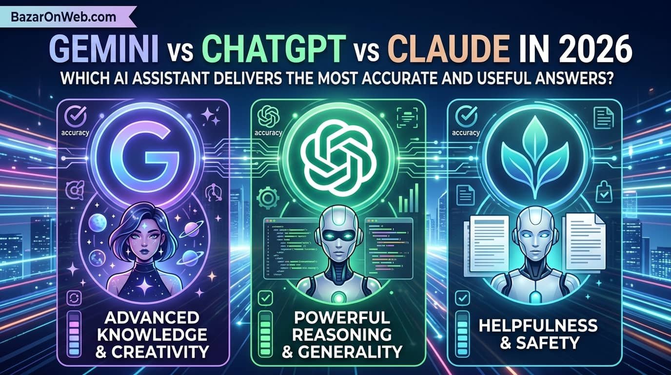 Gemini vs ChatGPT vs Claude in 2026 Which AI Assistant Delivers the Most Accurate and Useful Answers