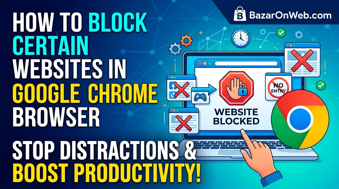 How To Block Certain Websites In Google Chrome Browser