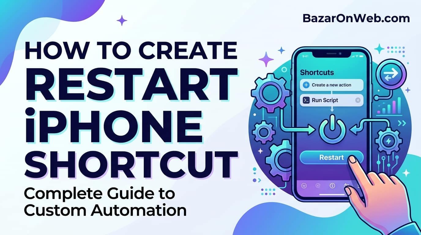 How to Create Restart iPhone Shortcut Complete Guide to Custom Automation
