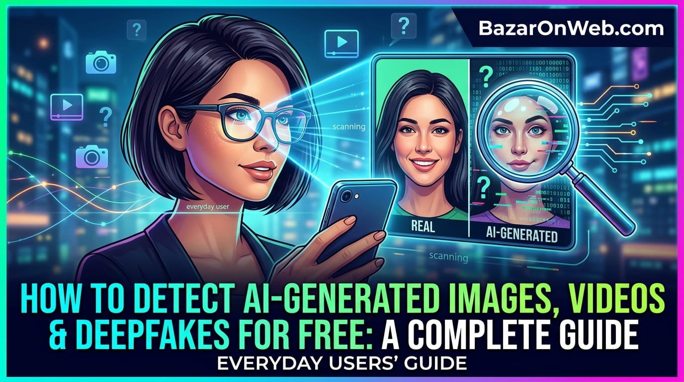 How to Detect AI-Generated Images, Videos and Deepfakes for Free A Complete Guide for Everyday Users