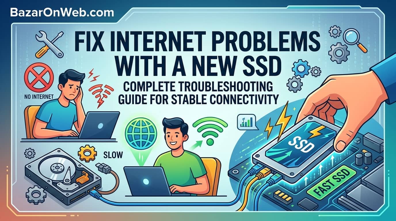 How to Fix Internet Problems with a New SSD Complete Troubleshooting Guide for Stable Connectivity