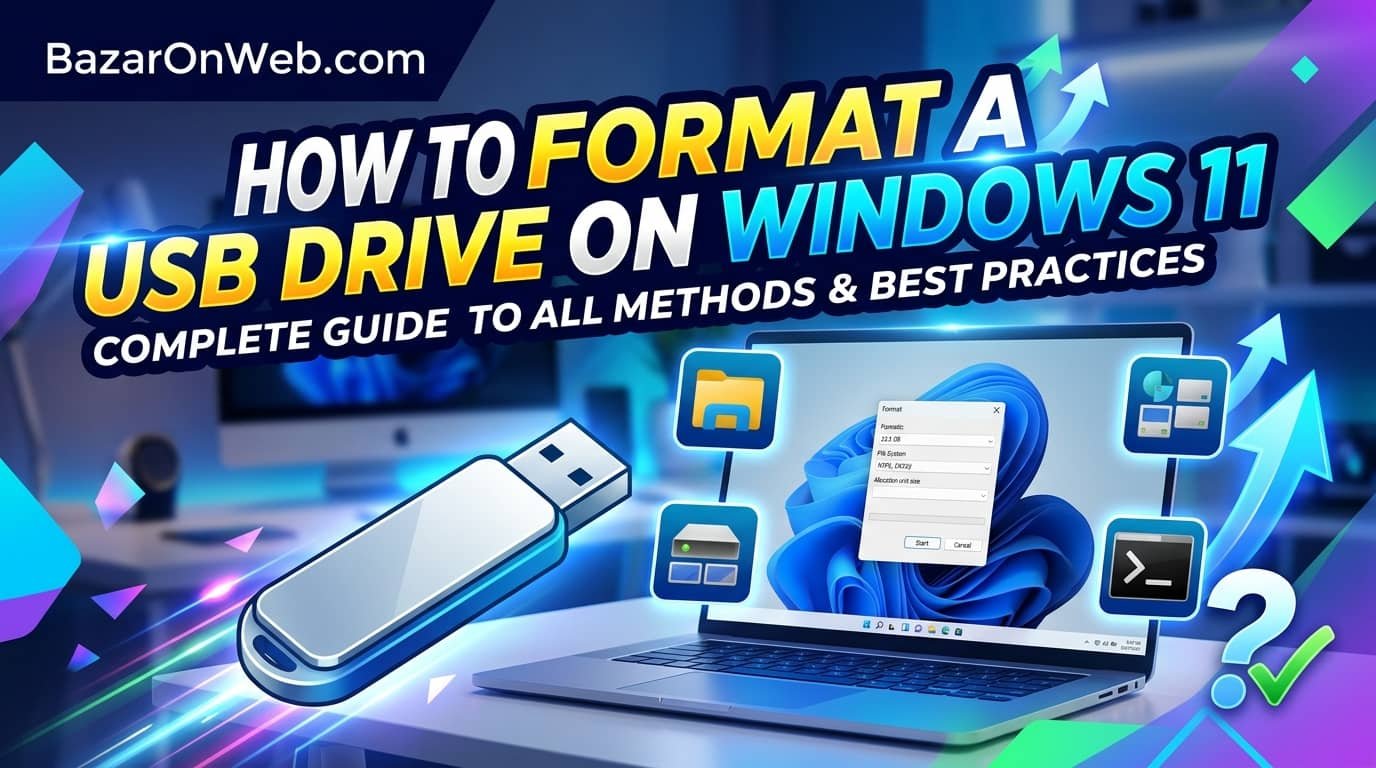 How to Format a USB Drive on Windows 11