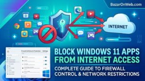 Block Apps from Internet Access on Windows 11 Complete Guide to Firewall Control and Network Restrictions