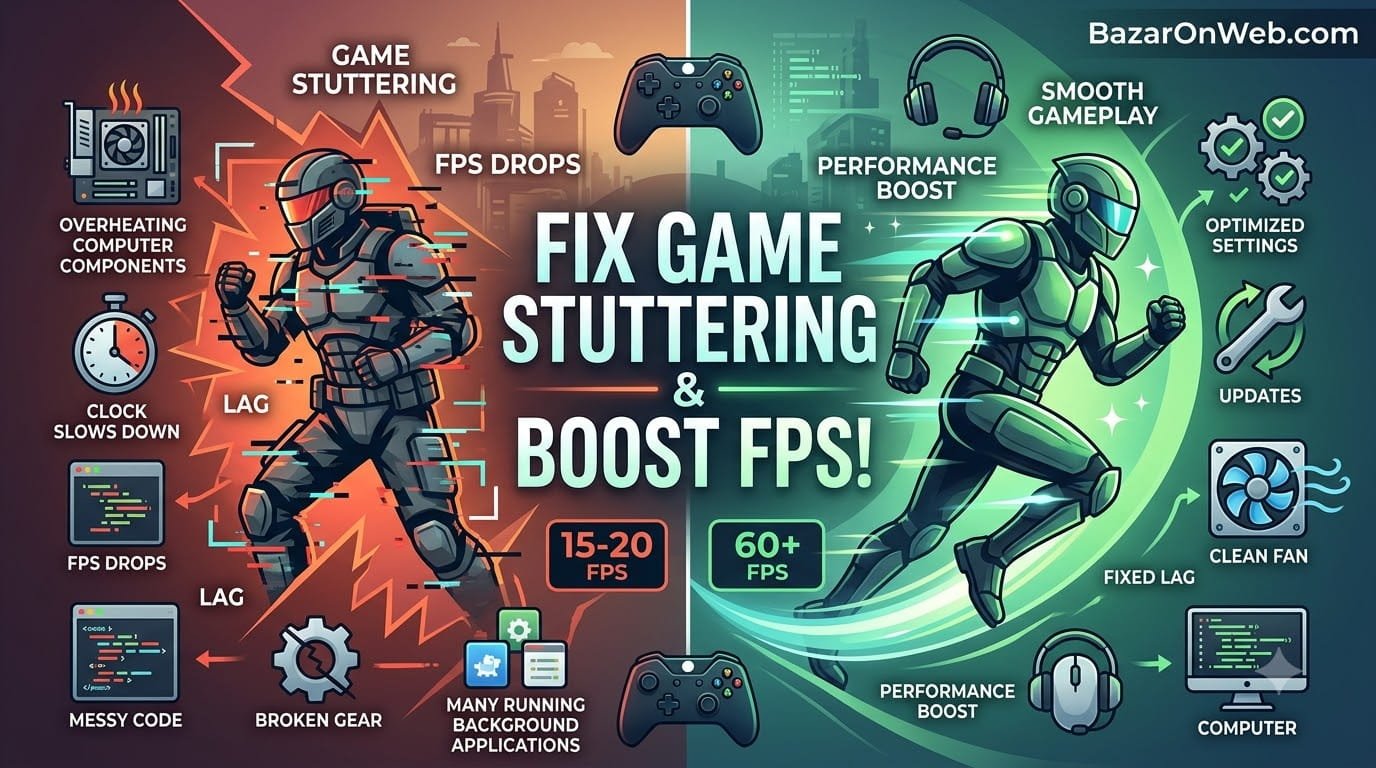 Game Stuttering and FPS Drops Why Your Games Lag and How to Actually Fix Performance