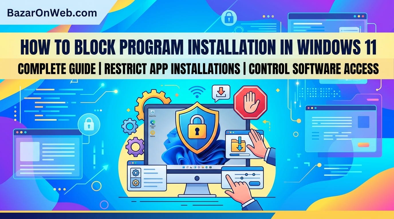How to Block Program Installation in Windows 11 Complete Guide