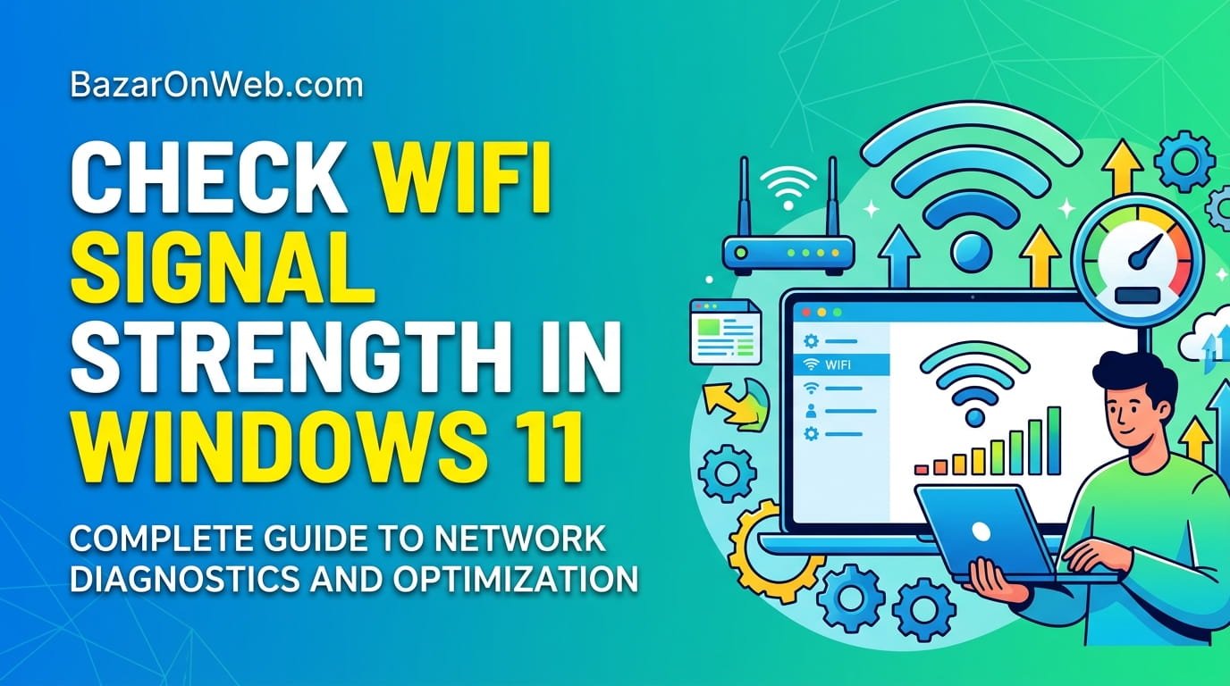 How to Check WiFi Signal Strength in Windows 11