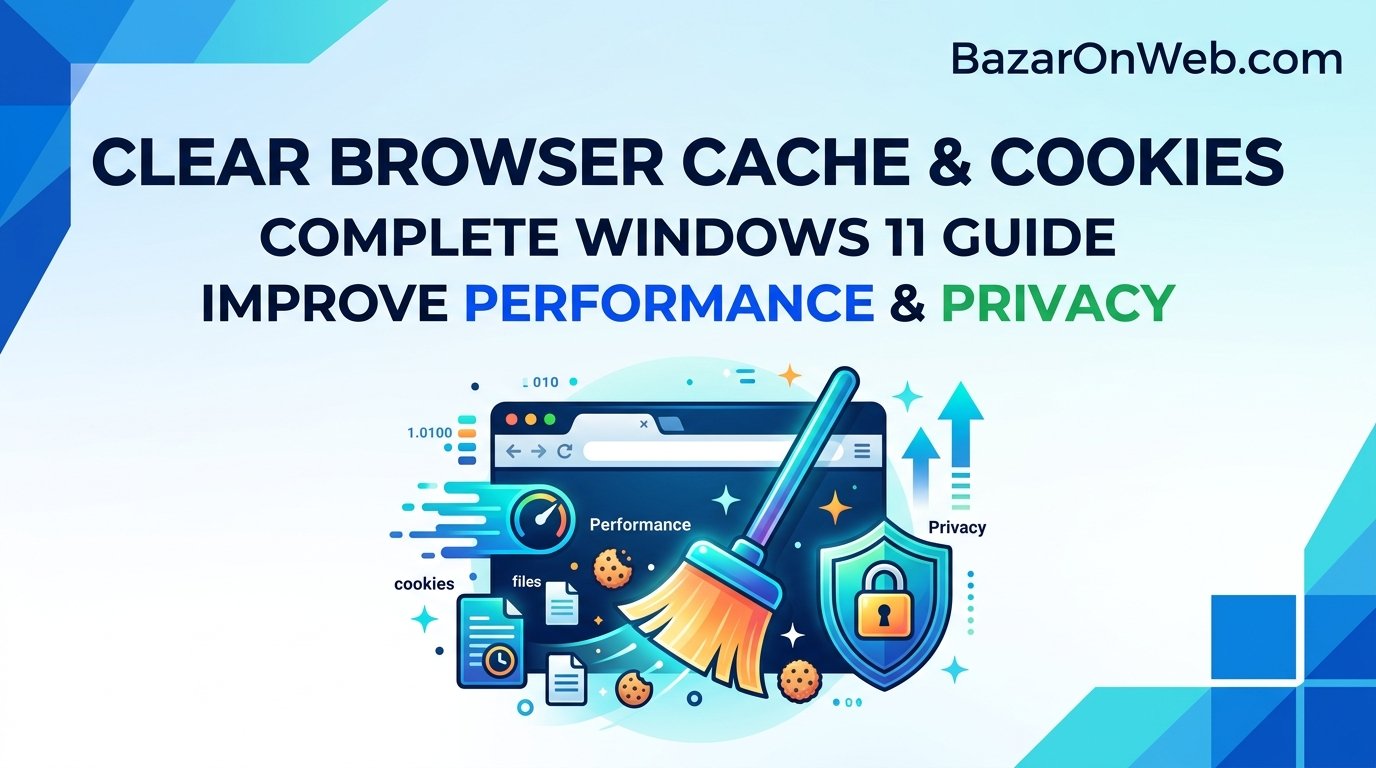 How to Clear Browser Cache and Cookies in Windows 11