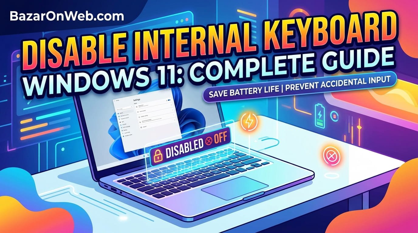 How to Disable Laptop's Internal Keyboard on Windows 11