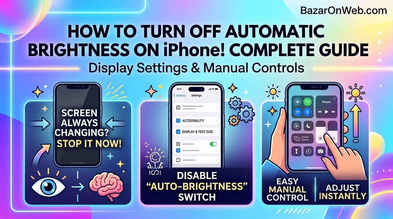How to Turn Off Automatic Brightness on iPhone
