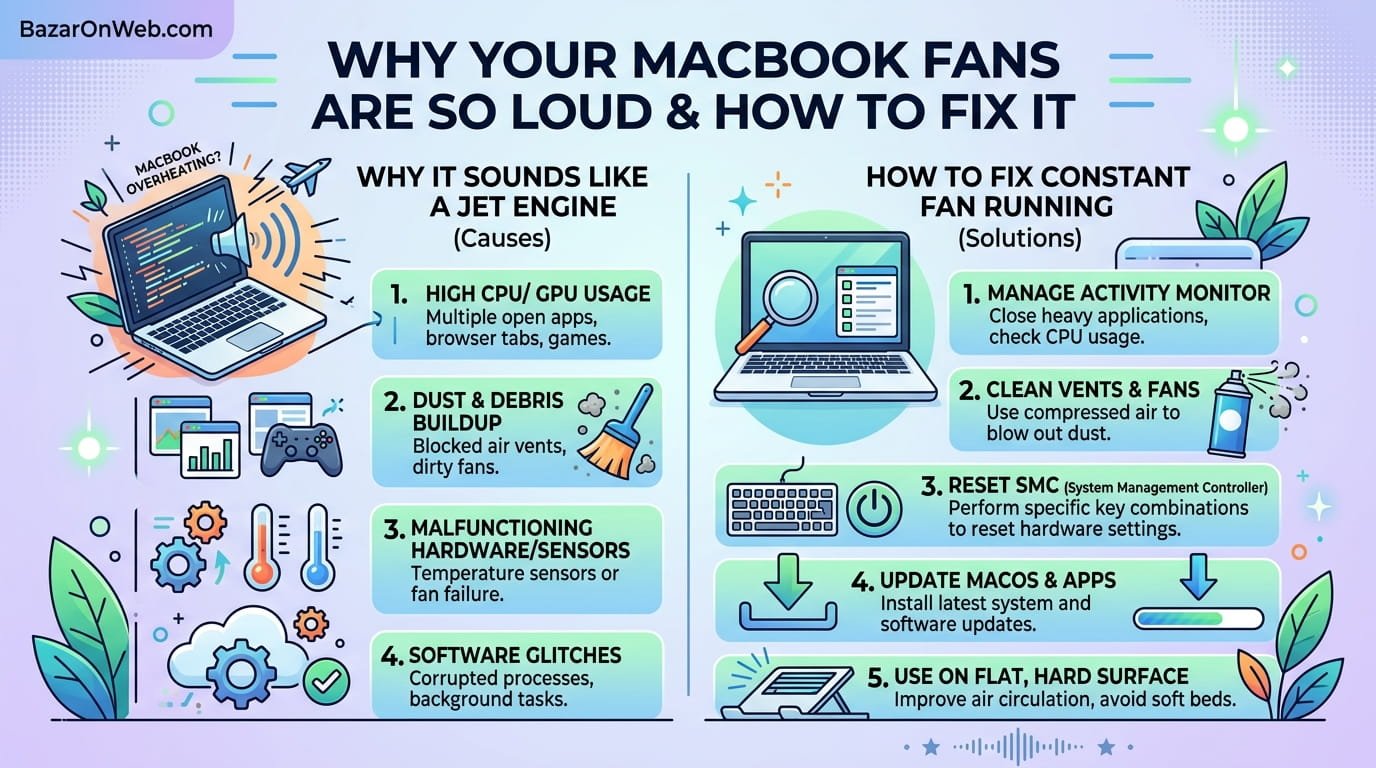 MacBook Fans Running Constantly Why Your Laptop Sounds Like a Jet Engine and How to Actually Fix It