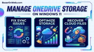 Manage OneDrive storage on Windows 11. Fix sync issues, optimize cloud storage, recover deleted files, and understand file syncing. Complete troubleshooting guide.