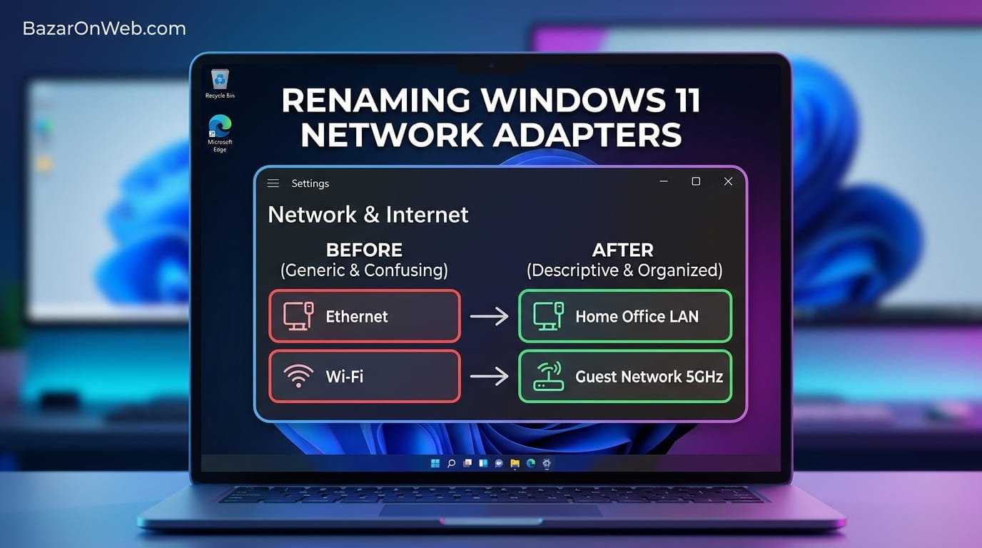 Renaming Network Adapters in Windows 11